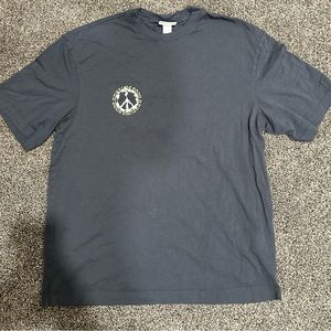 H&M Tshirt,
peace sign Anytime Soon relaxed fit
size medium